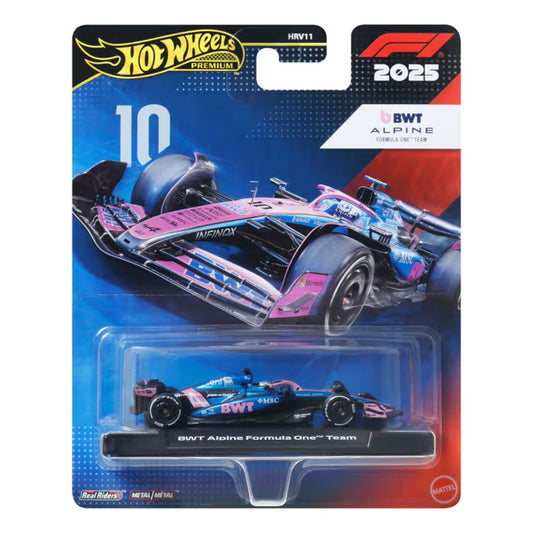 Hot Wheels Premium F1 BWT Alpine F1 Team #10 2025 Pierre Gasly (1:64)
