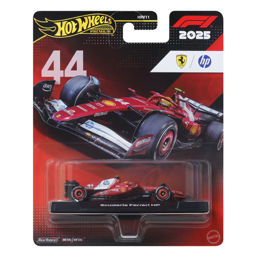 Hot Wheels Premium F1 - Scuderia Ferrari HP F1 2025 #44 Lewis Hamilton