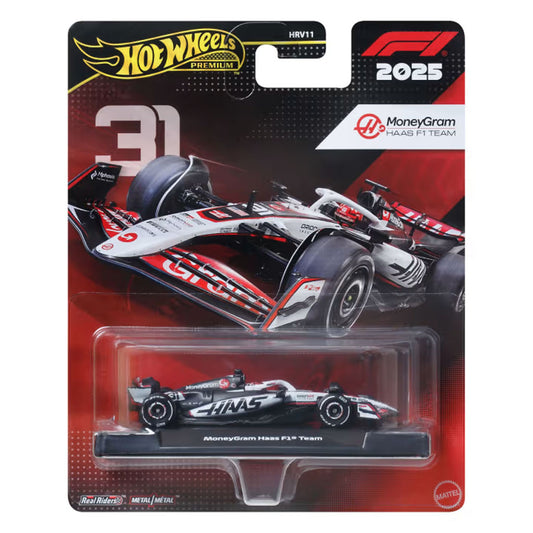 Hot Wheels Premium F1 - Haas VF-25 F1 Team 2025 #31 Esteban Ocon