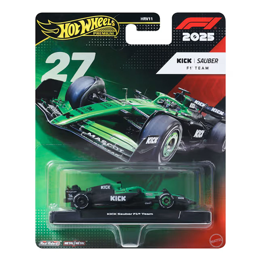 Hot Wheels Premium F1 Kick Sauber F1 Team #27 2025 Hulkenberg (1:64)