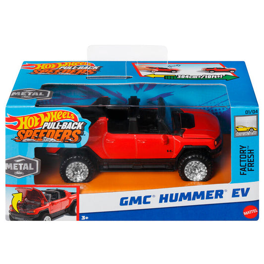 Hot Wheels Pull-Back Speeders - GMC Hummer EV