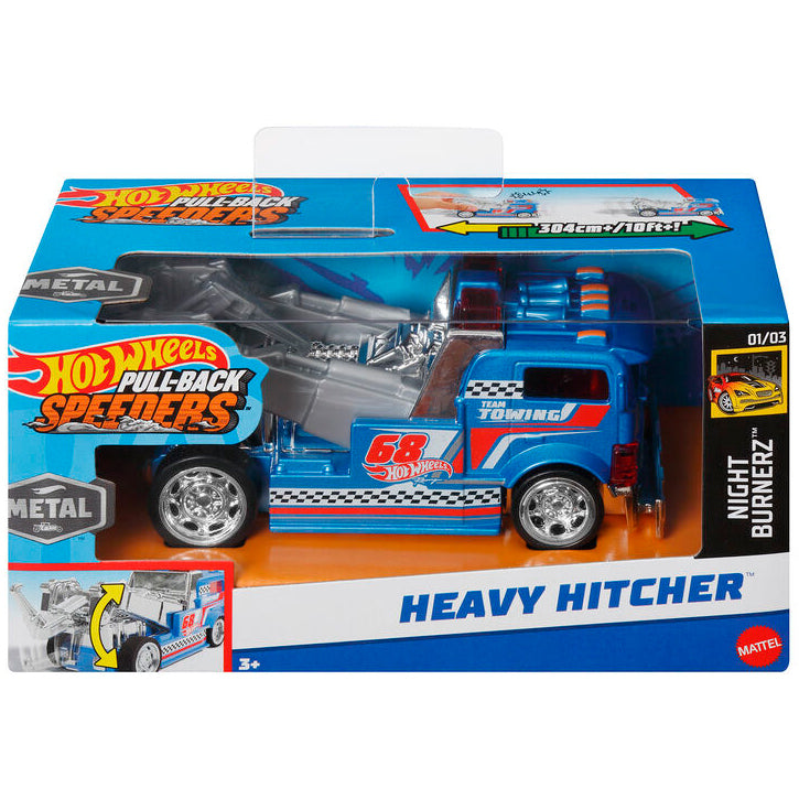 Hot Wheels Pull-Back Speeders - Heavy Hitcher