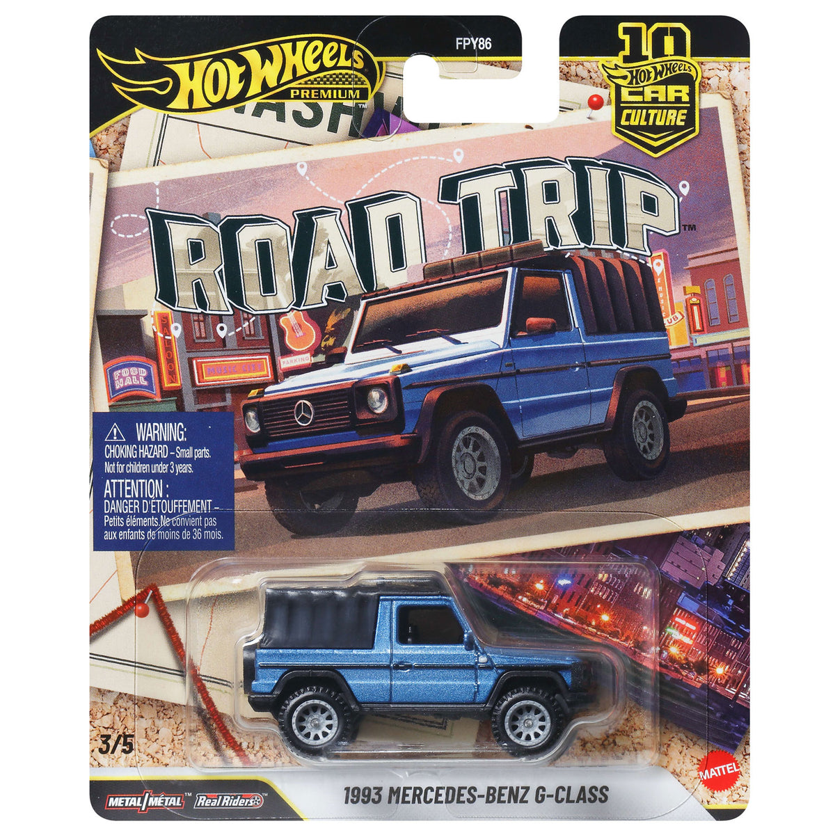 Hot Wheels Road Trip 2026 - 3/5 - 1993 Mercedes-Benz G-Class (JKF38)