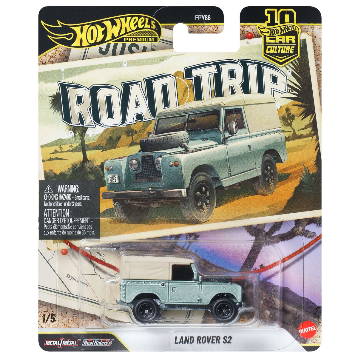 Hot Wheels Road Trip 2026 - 1/5 - Land Rover S2 Green (JKF06)