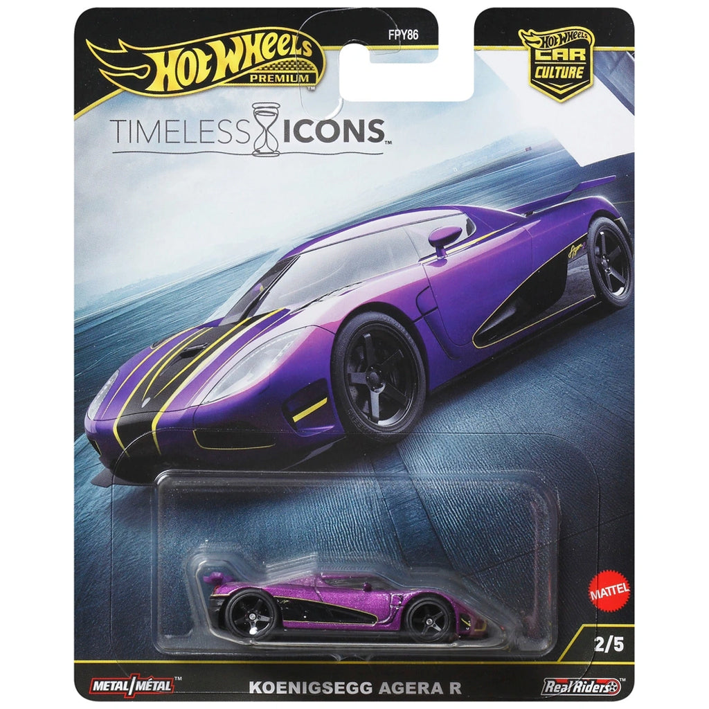 Hot Wheels Timeless Icons - 2/5 - Koenigsegg Agera R Purple – AGR Models