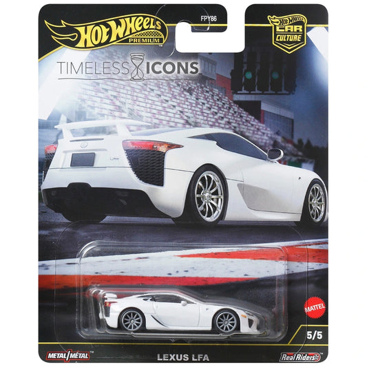 Hot Wheels Timeless Icons - 5/5 - Lexus LFA White