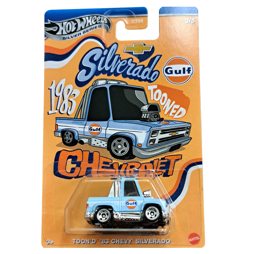 Hot Wheels Tooned Gulf 2025 Series Toon'd '83 Chevy Silverado