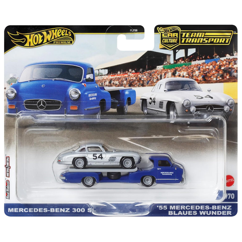 Hot Wheels Premium Team Transport Set #70 - Mercedes-Benz 300 SL