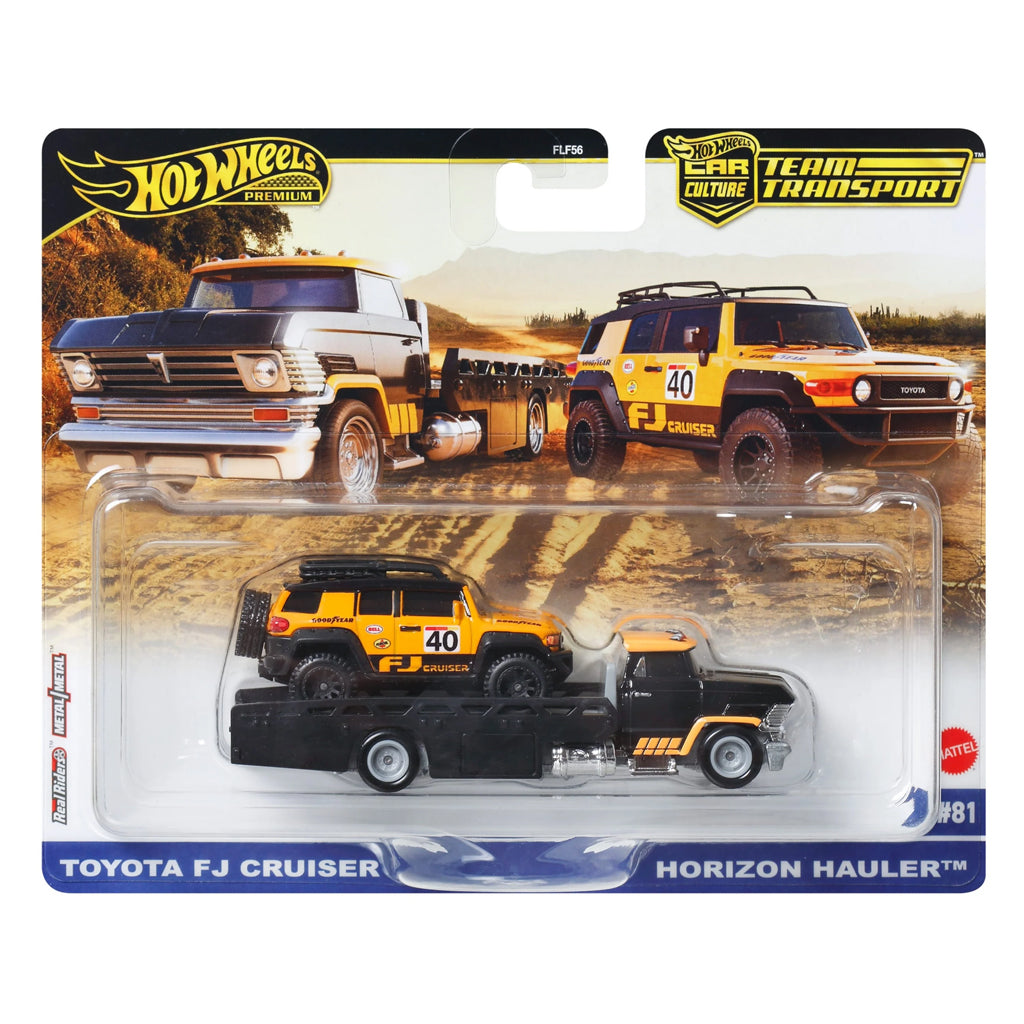 Hot Wheels Premium Team Transport #81 - Toyota FJ Cruiser