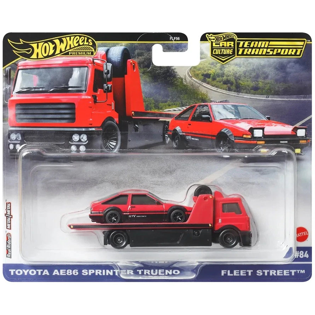 Hot Wheels Premium Team Transport #84 - Toyota AE86 Sprinter Trueno
