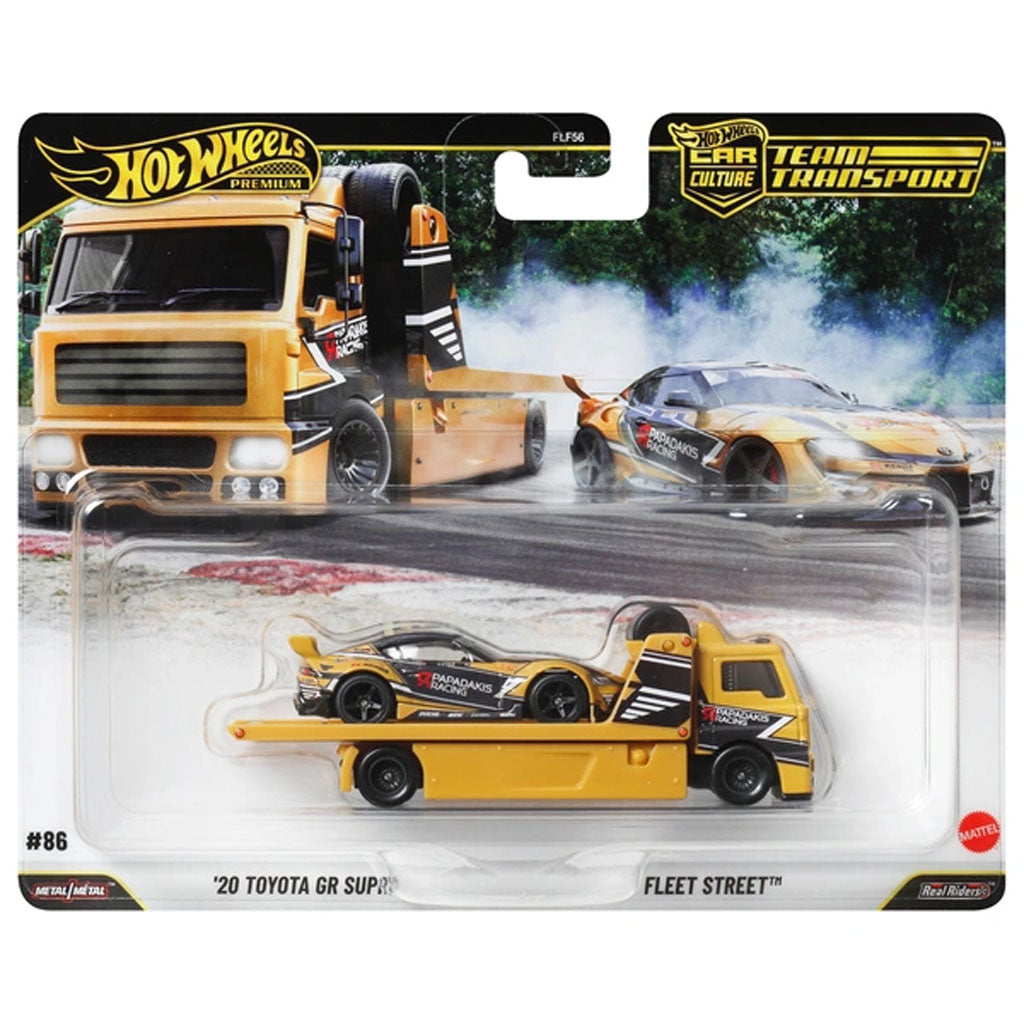 Hot Wheels Team Transport #86 - '20 Toyota GR Supra / Fleet Street