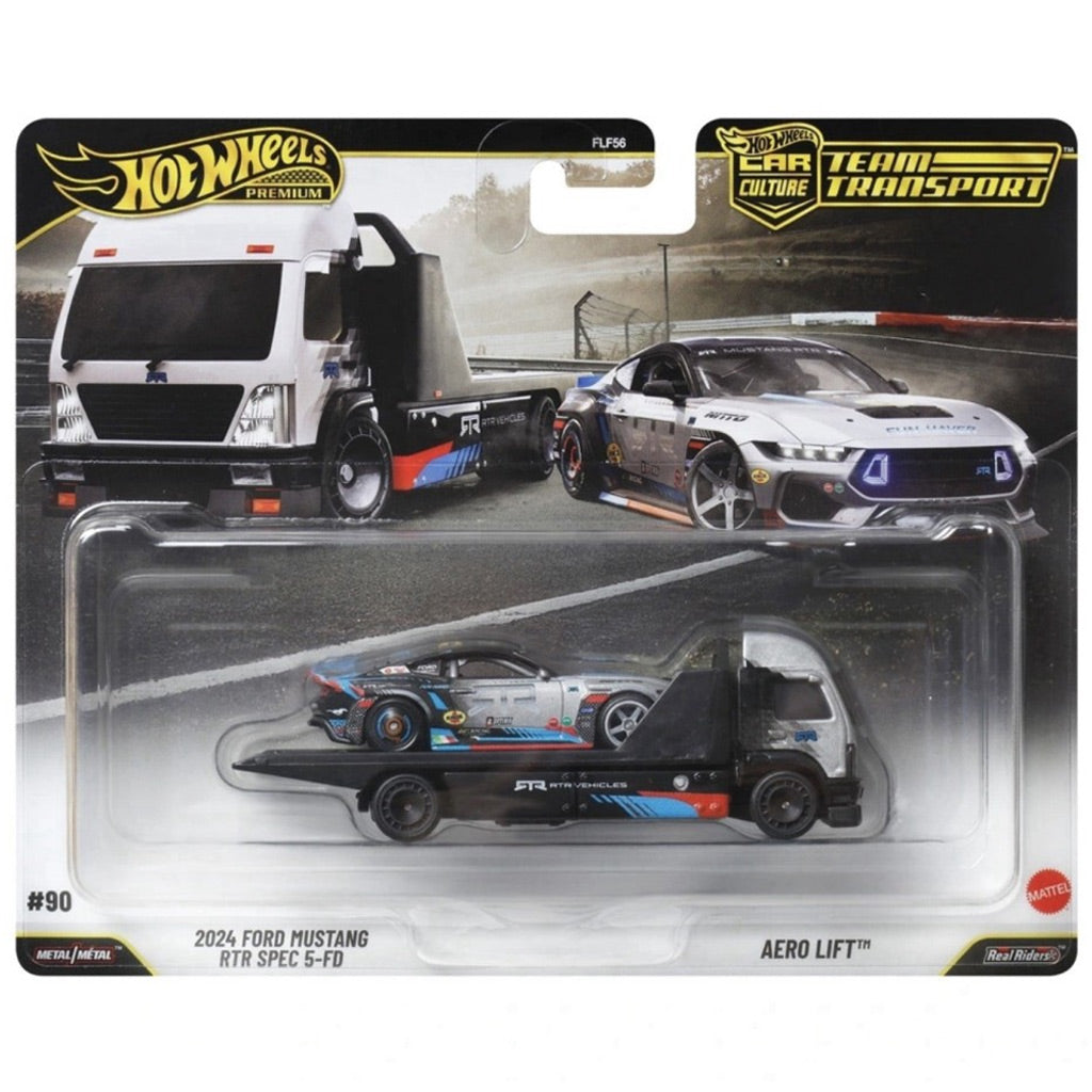 Hot Wheels Team Transport #90 - 2024 Ford Mustang RTR Spec 5-FD