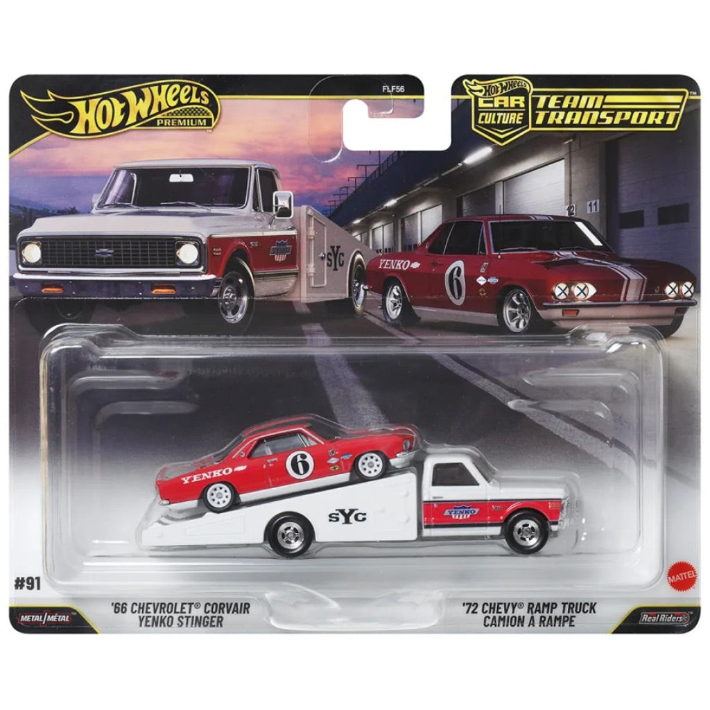 Hot Wheels Team Transport #91 - '66 Chevrolet Corvair Yenko Stinger