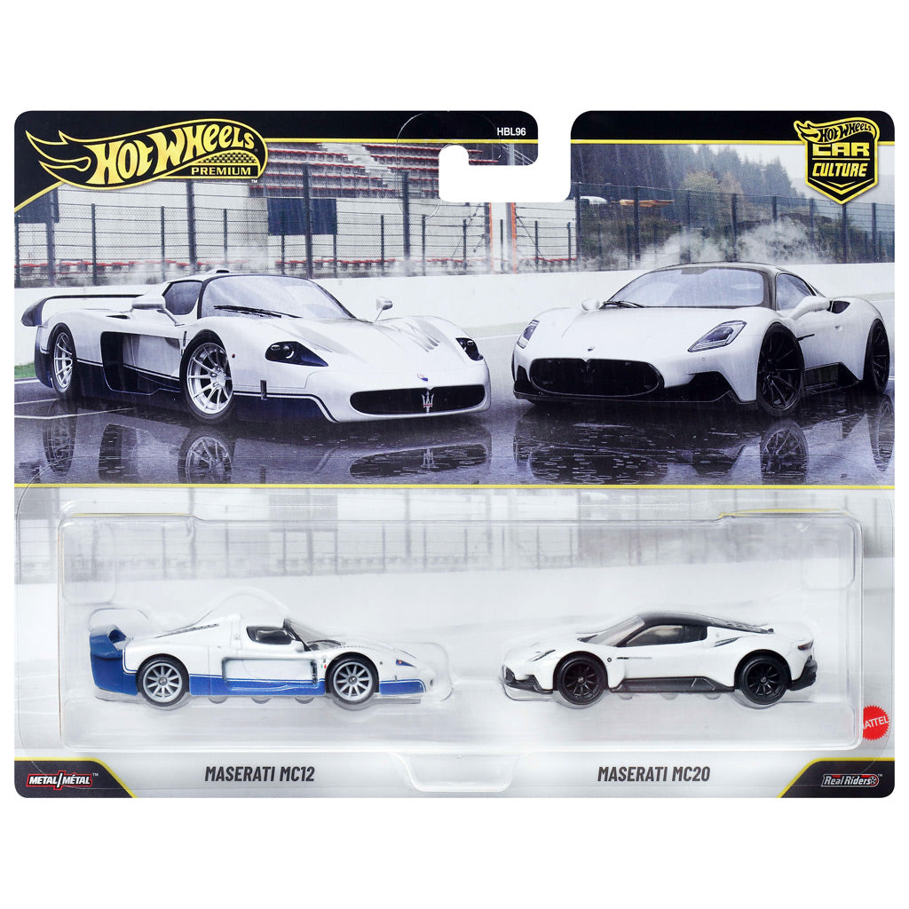 Hot Wheels Premium 2 Pack - Maserati MC12 & Maserati MC20 (JHW55)