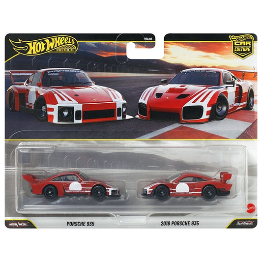 Hot Wheels Premium Twin Pack - Porsche 935 & 2018 Porsche 935