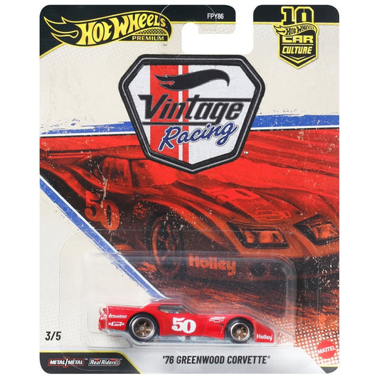 Hot Wheels Vintage Racing 2026 - 3/5 - '76 Greenwood Corvette Red
