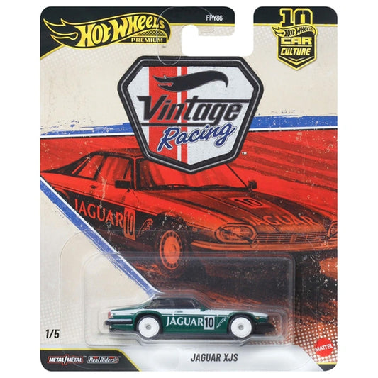 Hot Wheels Vintage Racing 2026 - 1/5 - Jaguar XJS Green / White