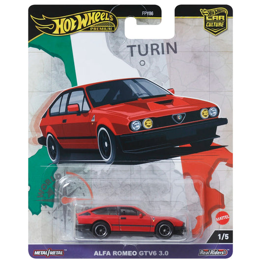 Hot Wheels World Tour - Alfa Romeo GTV6 3.0 Red