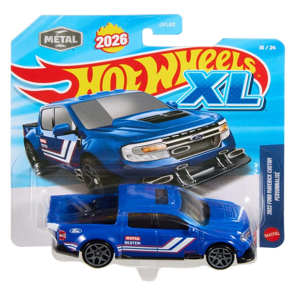 Hot Wheels XL 1:43 Scale Series - 2022 Ford Maverick Custom Blue