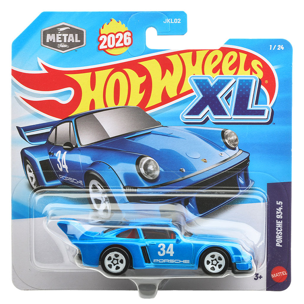 Hot Wheels XL 1:43 Scale Series - Porsche 934.5 Blue