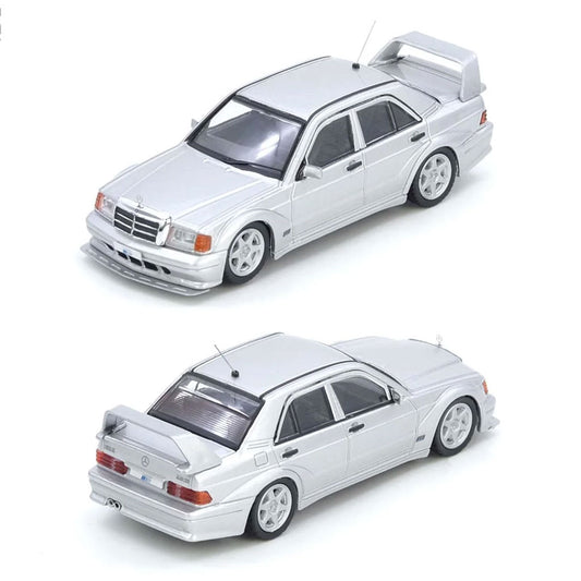 Inno64 Mercedes-Benz 190E Silver (1:64 Scale)