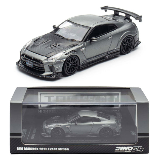 Inno64 Nissan GT-R R35 Top Secret Grey IAM Bangkok 2025 Edition (1:64)