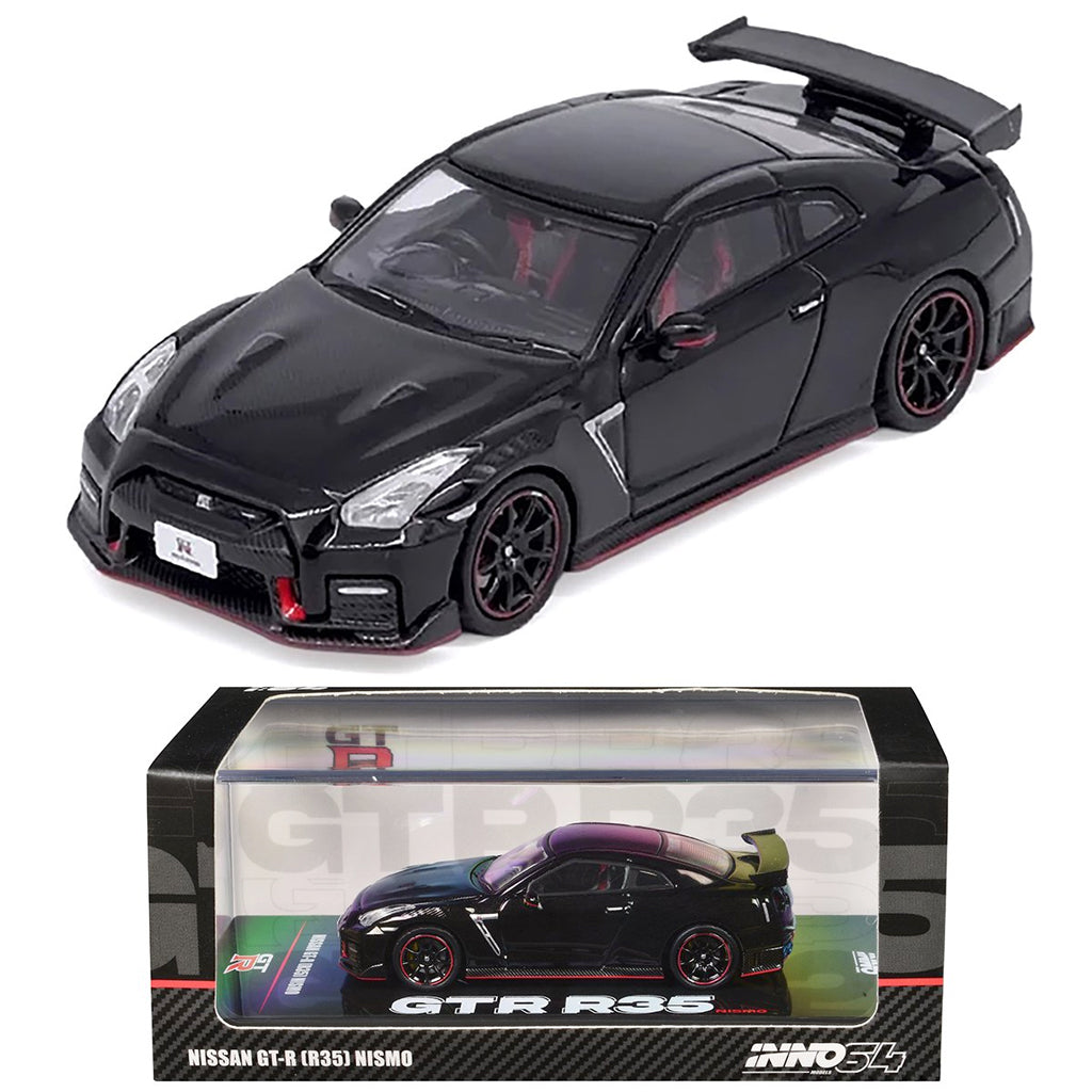 Inno64 Nissan GT-R R35 Nismo Black (1:64 Scale) – AGR Models