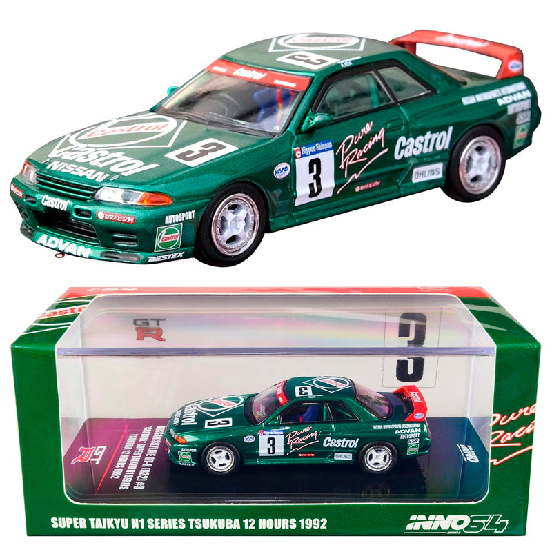 Inno64 Nissan Skyline GT-R R32 #3 Castrol Super Taikyu (1/64)