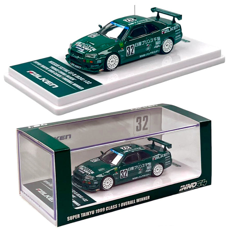 Inno64 Nissan Skyline GT-R R34 Prince Chiba Falken (1/64)