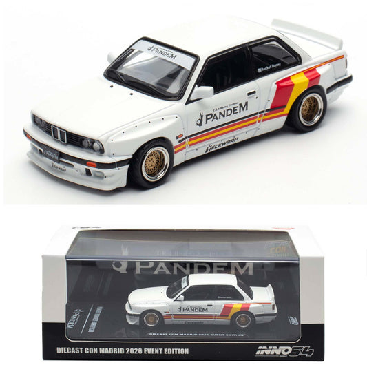Inno64 Pandem Rocket Bunny E30 White - Diecast Con Madrid 2026 (1:64)