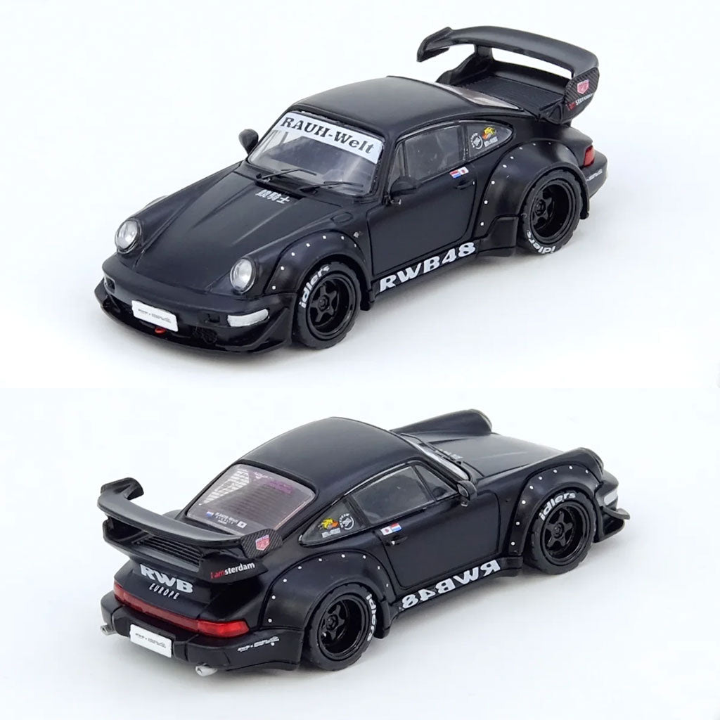 Inno64 RWB 964 Matt Black (1:64 Scale)