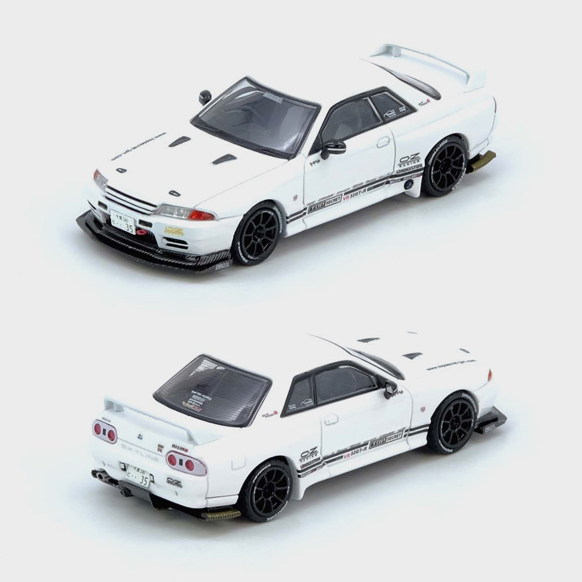 Inno64 Top Secret Nissan Skyline VR32 GT-R White (1:64 Scale)