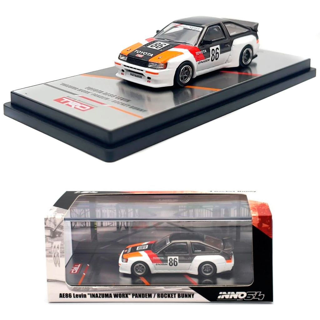 Inno64 Toyota AE86 Levin Inazuma Worx Pandem Rocket Bunny (1:64)