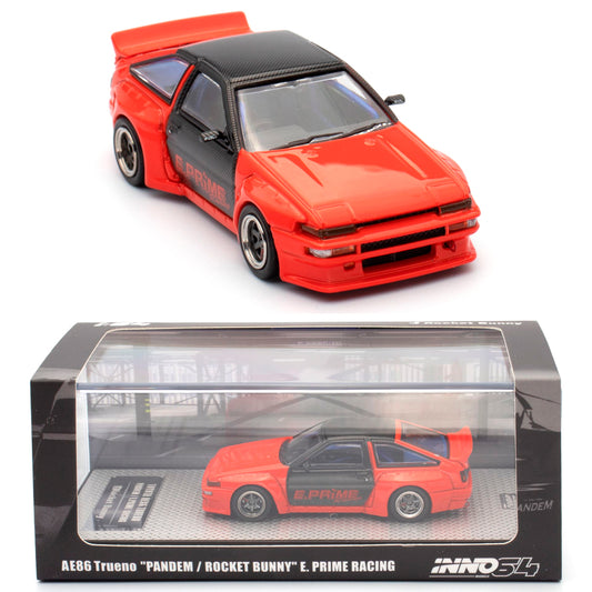 Inno64 Toyota AE86 Trueno Pandem Rocket Bunny E. Prime Racing (1:64)