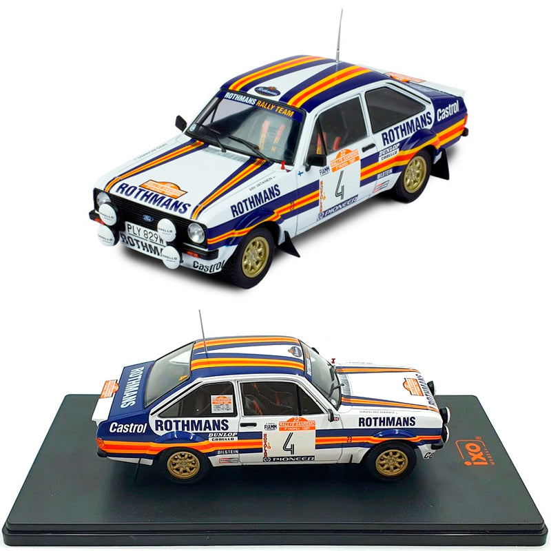Ixo 1:18 Ford Escort MK II RS 1800 #2 2º Rallye Suécia 1982 Vatanen, Harryman 18RMC142LQ.22 modelo carro 18RMC142LQ.22 4895102339150