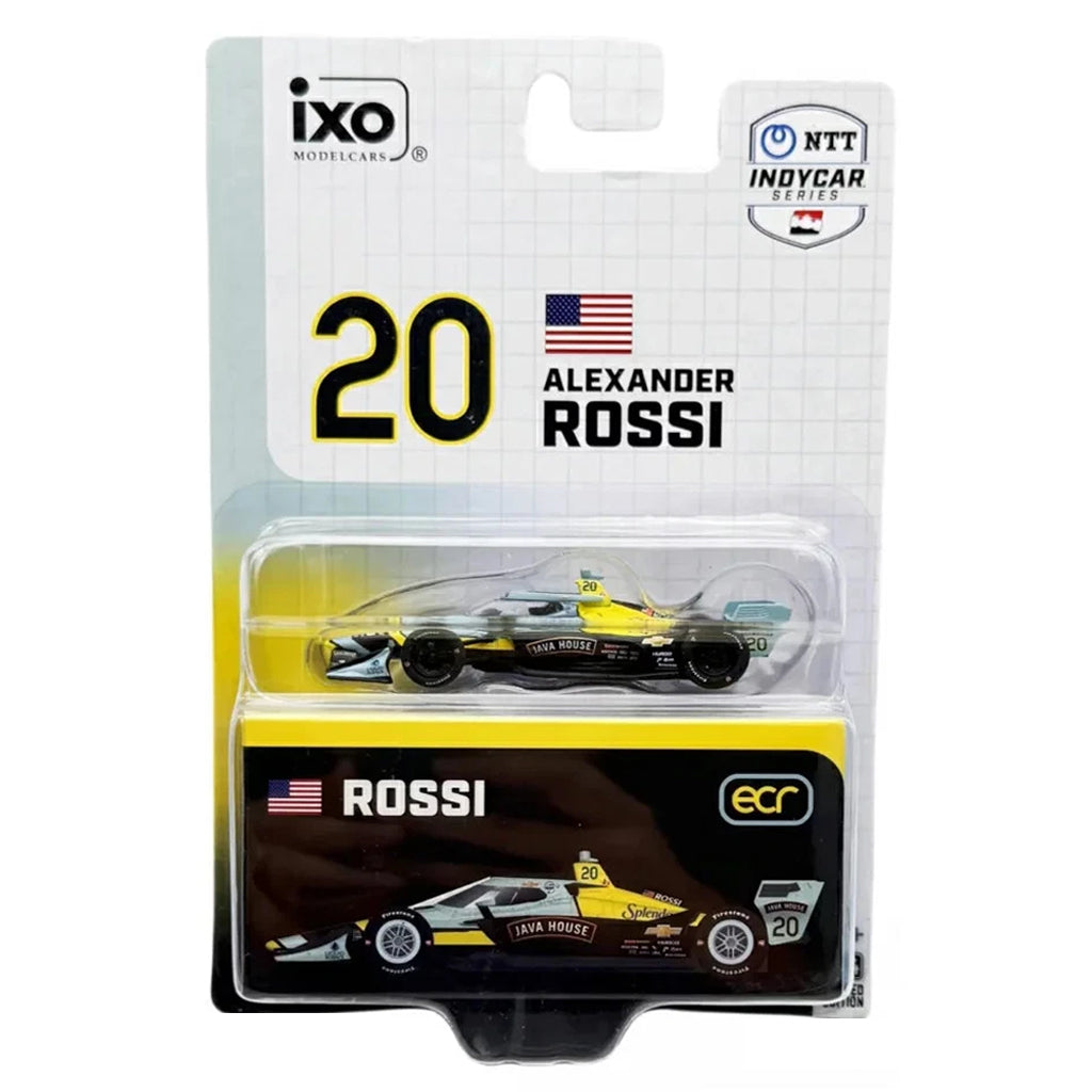 IXO NTT Indycar Series 2025 - #20 Alexander Rossi (1:64) (Tatty Card)