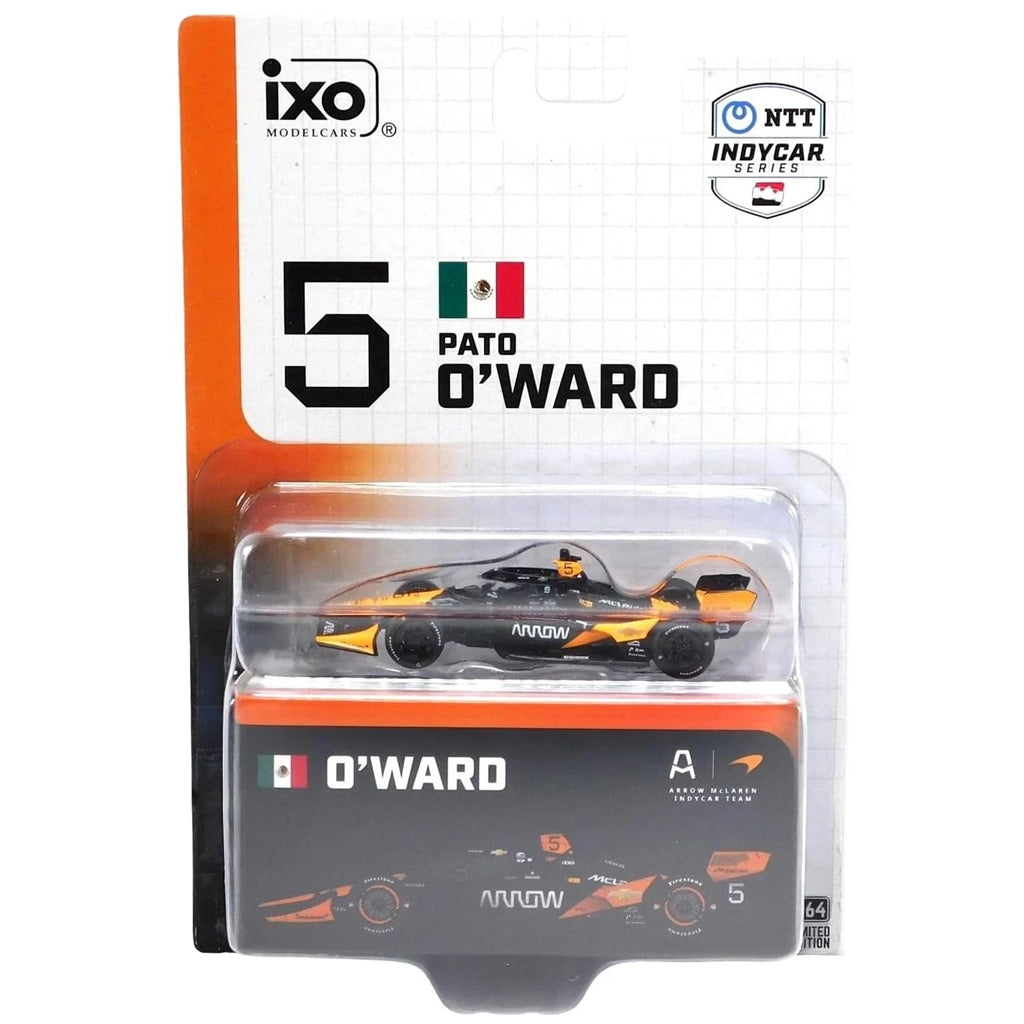 IXO NTT Indycar Series 2025 - #5 Pato O'Ward (1:64 Scale) (Tatty Card)