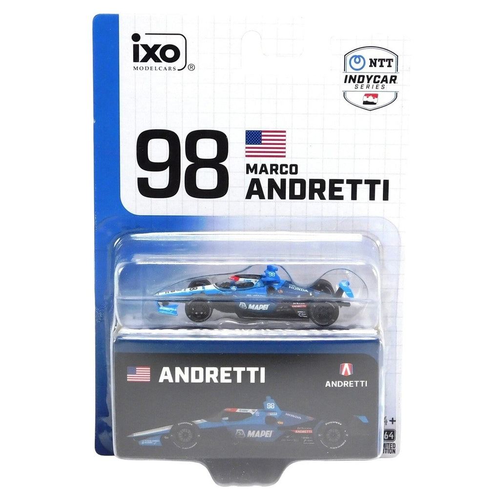 IXO NTT Indycar Series 2025 - #98 Marco Andretti (1:64) (Tatty Card)