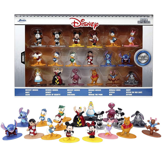 Jada Disney Nano Metalfigs (Pack Of 18 Diecast Disney Figures)