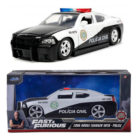 Jada Dodge Charger Police Car - Fast & Furious (1/24) (Blister Split)