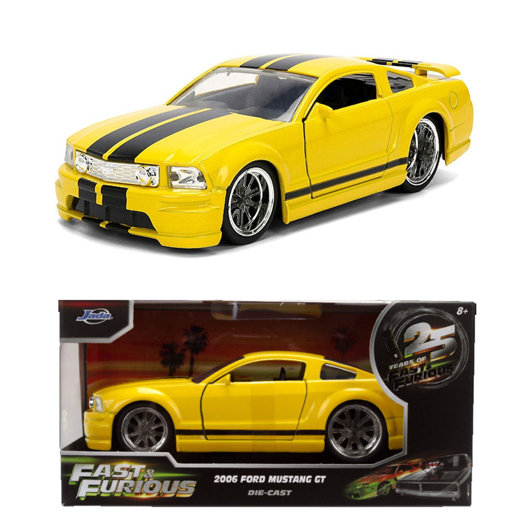 Jada 2006 Ford Mustang GT Yellow / Black - Fast & Furious (1:32 Scale)