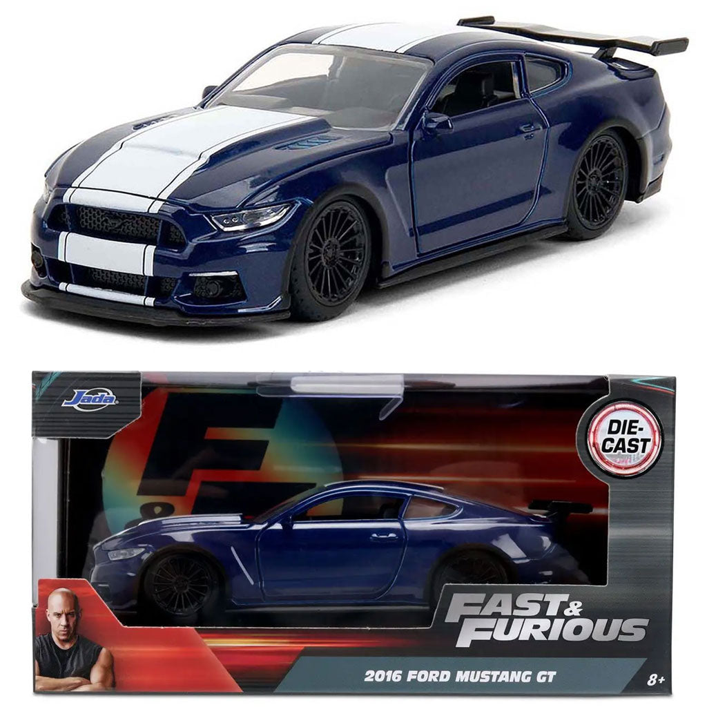 Jada 2016 Ford Mustang GT Blue - Fast & Furious (1:32 Scale)