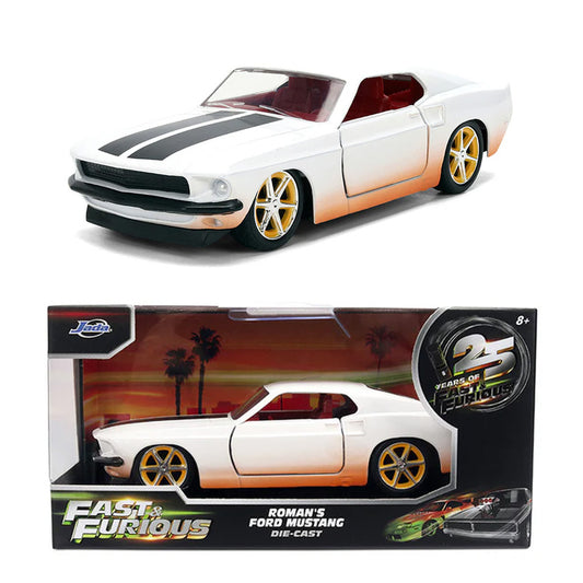 Jada Roman's Ford Mustang Dirty Version - Fast & Furious (1:32 Scale)