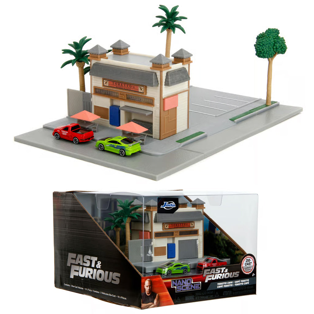JADA TOYS FAST & Furious Diorama Toretto House nano Scène EUR 44,99