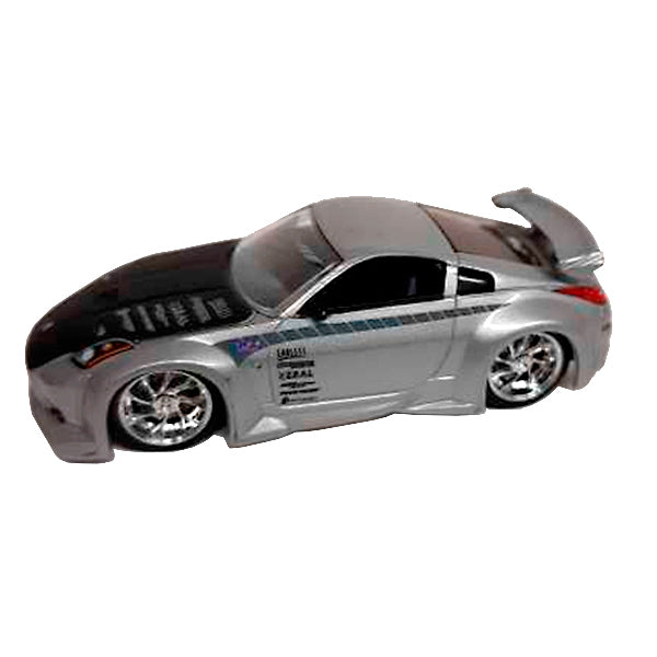 Jada 2006 Nissan 350Z Silver | Black (1/64)