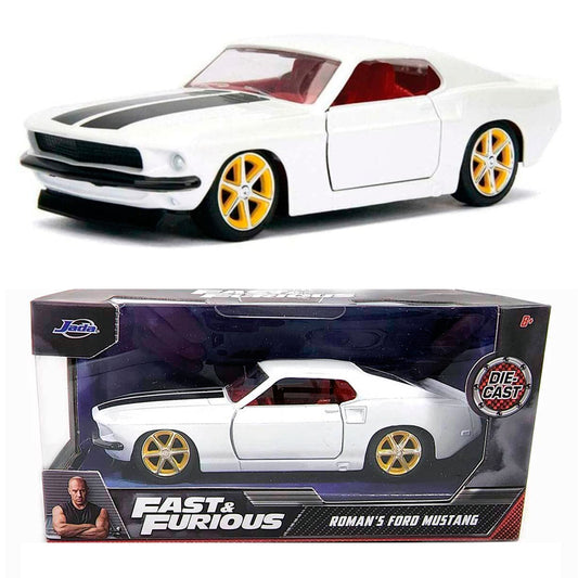 Jada Roman's Ford Mustang White- Fast & Furious (1/32)