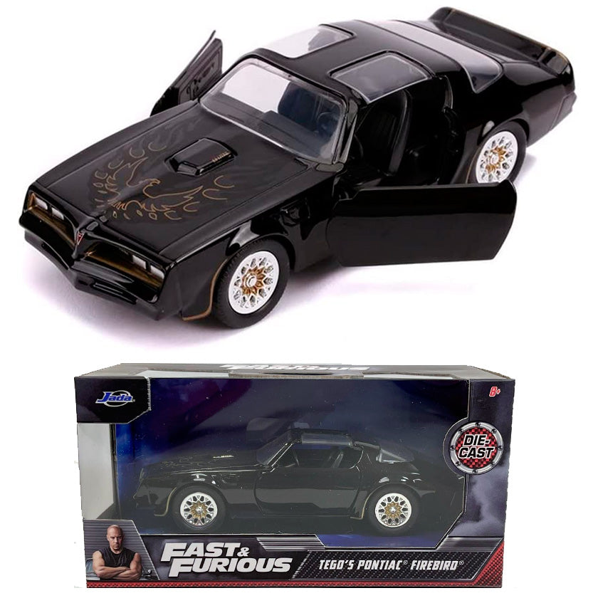 Jada Tego's Pontiac Firebird Black - Fast & Furious (1/32)