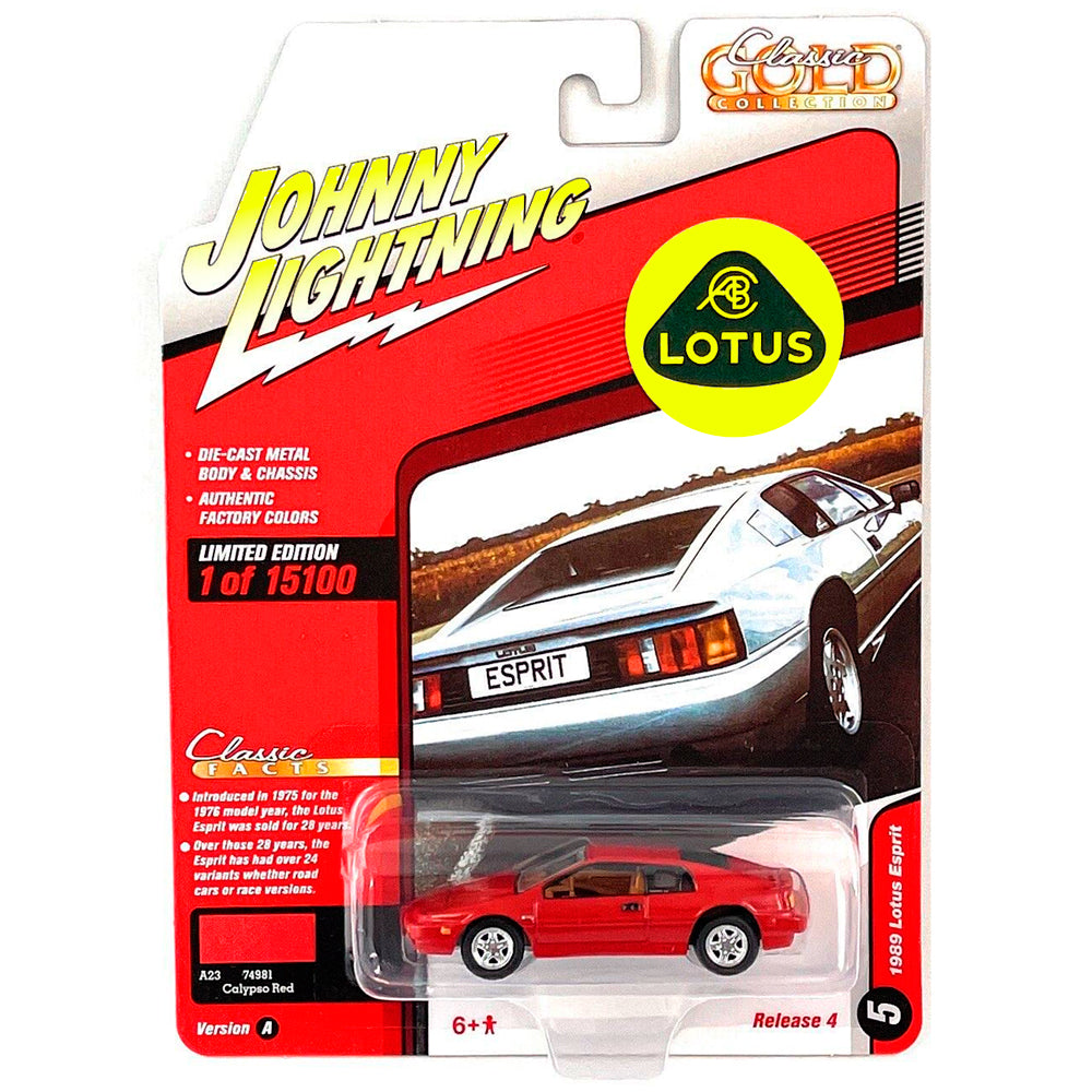 Johnny Lightning 1989 Lotus Esprit Calypso Red (1/64)