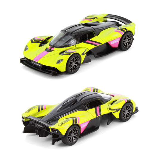 Aston Martin Valkyrie Livery Edition Yellow (1:36 Scale) Kinsmart