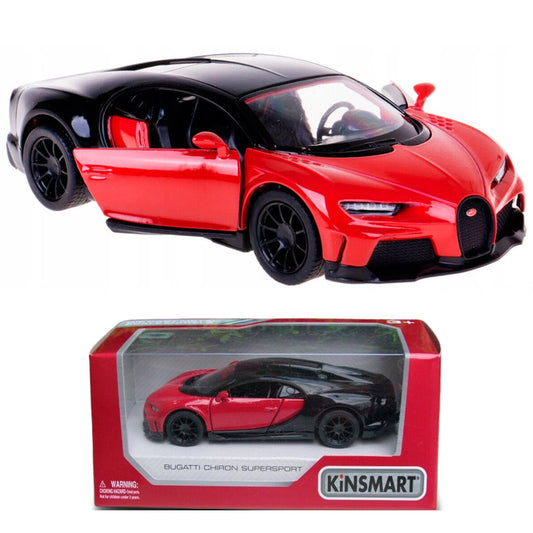Bugatti Chiron Supersport Red / Black (1:36) Kinsmart